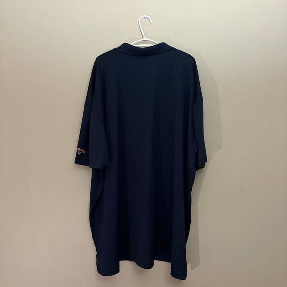 Callaway Navy Blue Polo with Bright Orange Trim - Picture 10 of 13